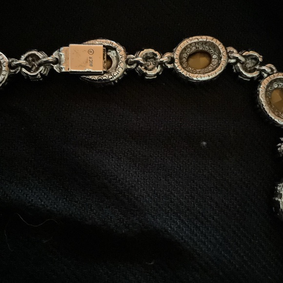 Ciner Vintage Antique Silver Tone Necklace - Picture 3 of 3